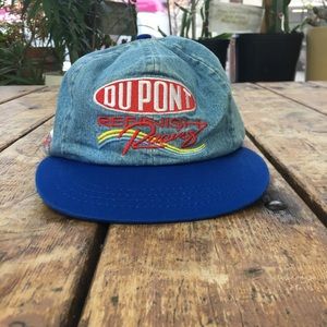 Vintage Jeff Gordon Dupont Racing Denim Cap/ OS